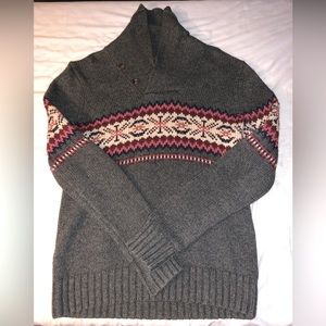 H&M Adjustable Turtleneck Winter Sweater Mens Medium